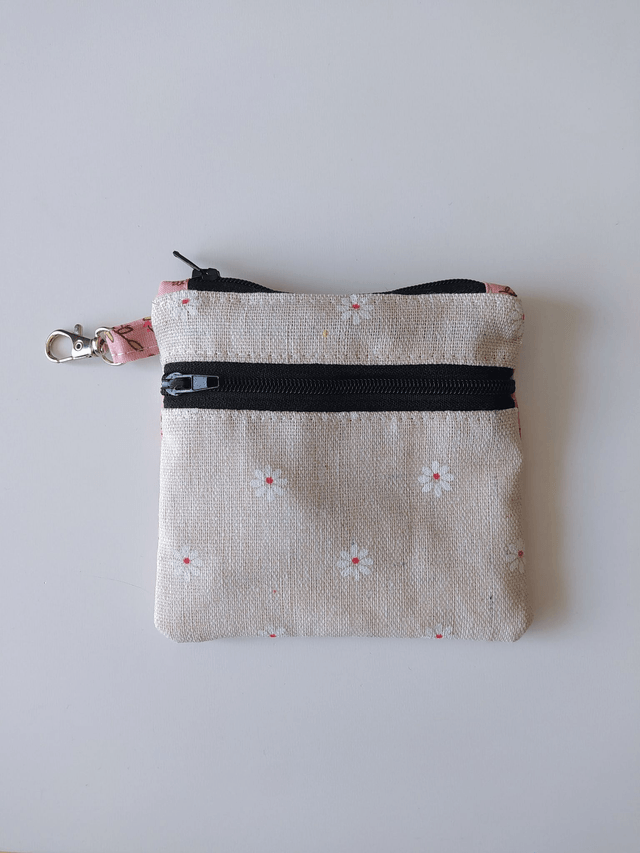 Porte-monnaie double zip