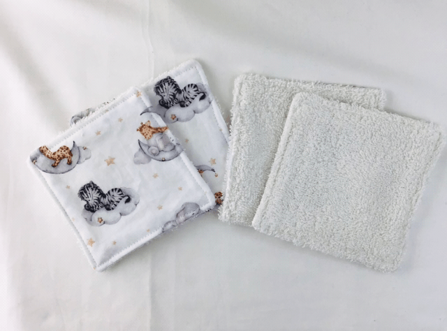 Lingettes lavables 