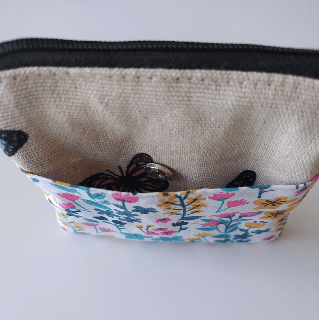 Porte-monnaie double zip