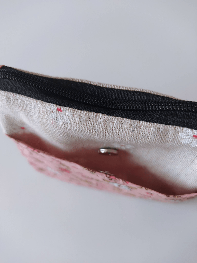 Porte-monnaie double zip