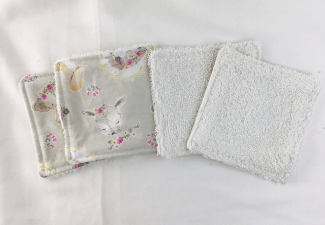 Lingettes lavables 
