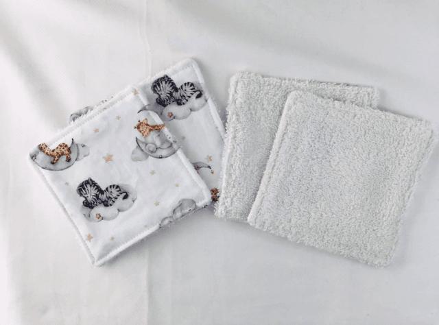 Lingettes lavables 
