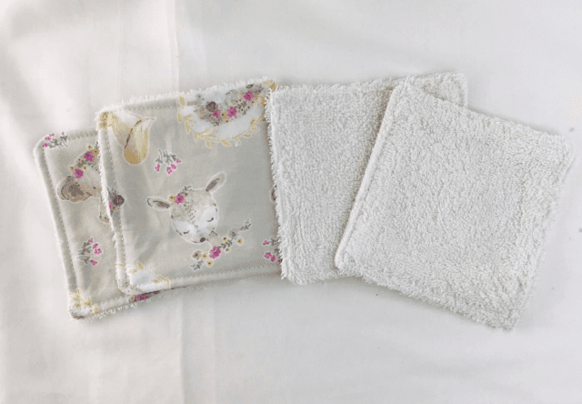 Lingettes lavables 